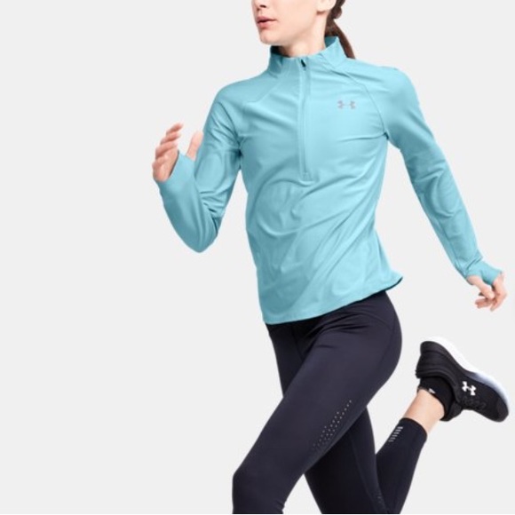 Essential Women's Under Armour Mileage ½ Zip Running Top, Medium NWT - Picture 4 of 8